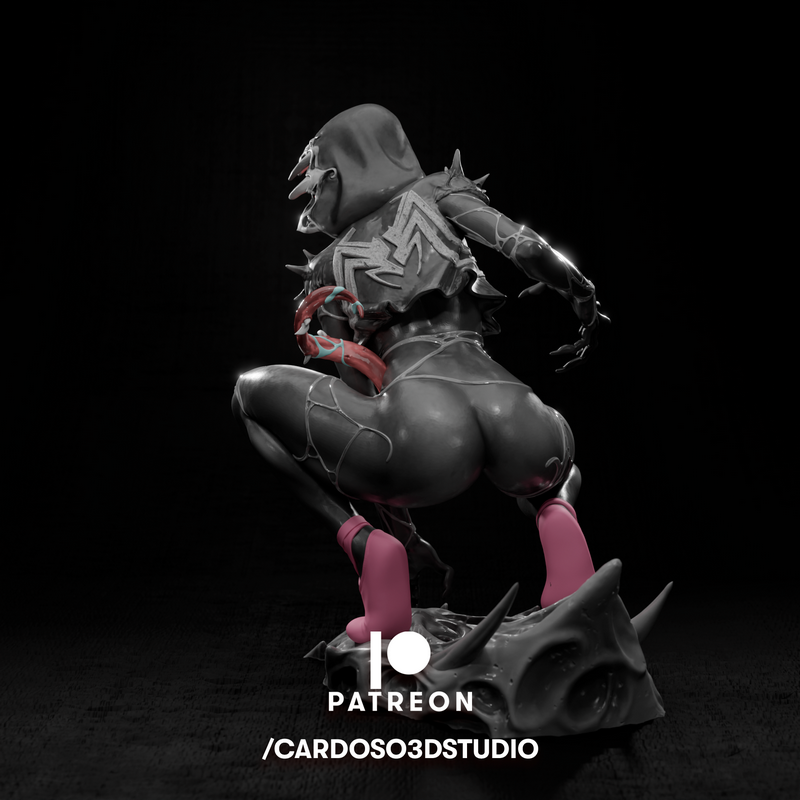 Gwenom - 3D打印动漫角色模型|Gwenom – 3D Print Model