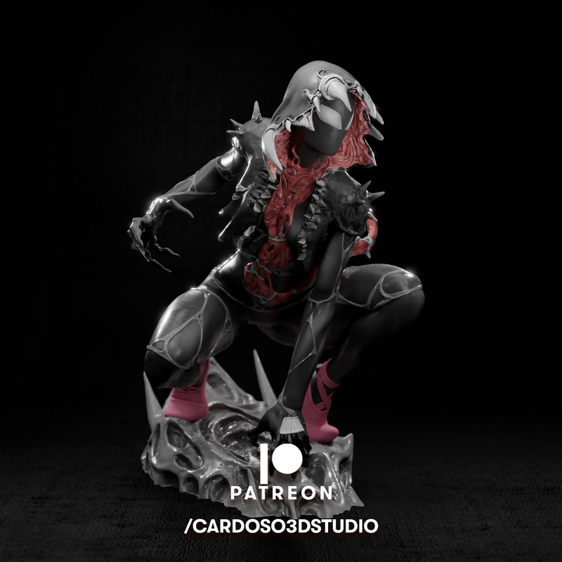 Gwenom - 3D打印动漫角色模型|Gwenom – 3D Print Model