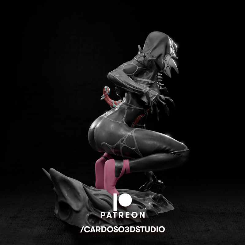 Gwenom - 3D打印动漫角色模型|Gwenom – 3D Print Model