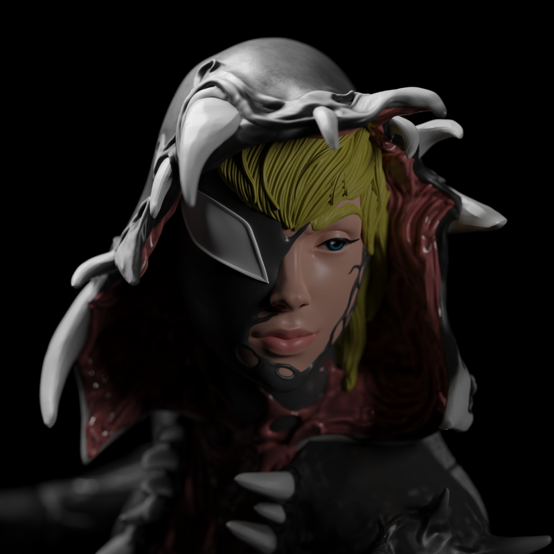 Gwenom - 3D打印动漫角色模型|Gwenom – 3D Print Model