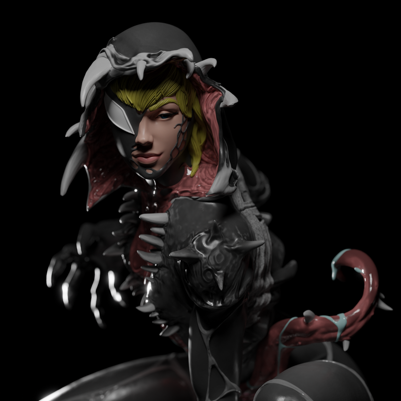 Gwenom - 3D打印动漫角色模型|Gwenom – 3D Print Model