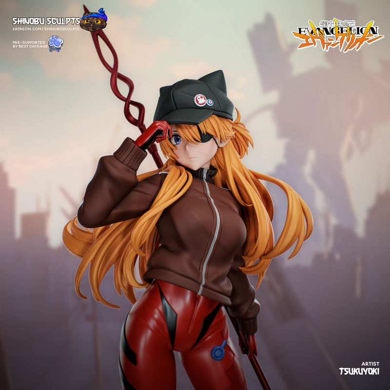 立华奏 3D打印模型|Shinobu Sculpts – Asuka Langley – Evangelion – 3D Print Model