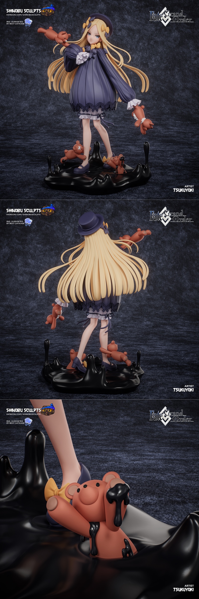 浅野琉璃 3D打印模型|Shinobu Sculpt – Abigail Williams – Fate – 3D Print Model STL
