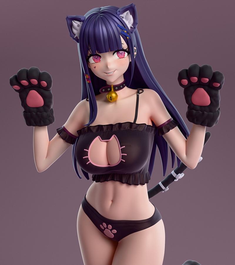 空之形体 – 阿克马·尼赫穆涅（Numi）– 3D打印模型|Void Figures – Akuma Nihmune (Numi) – 3D Print Model STL