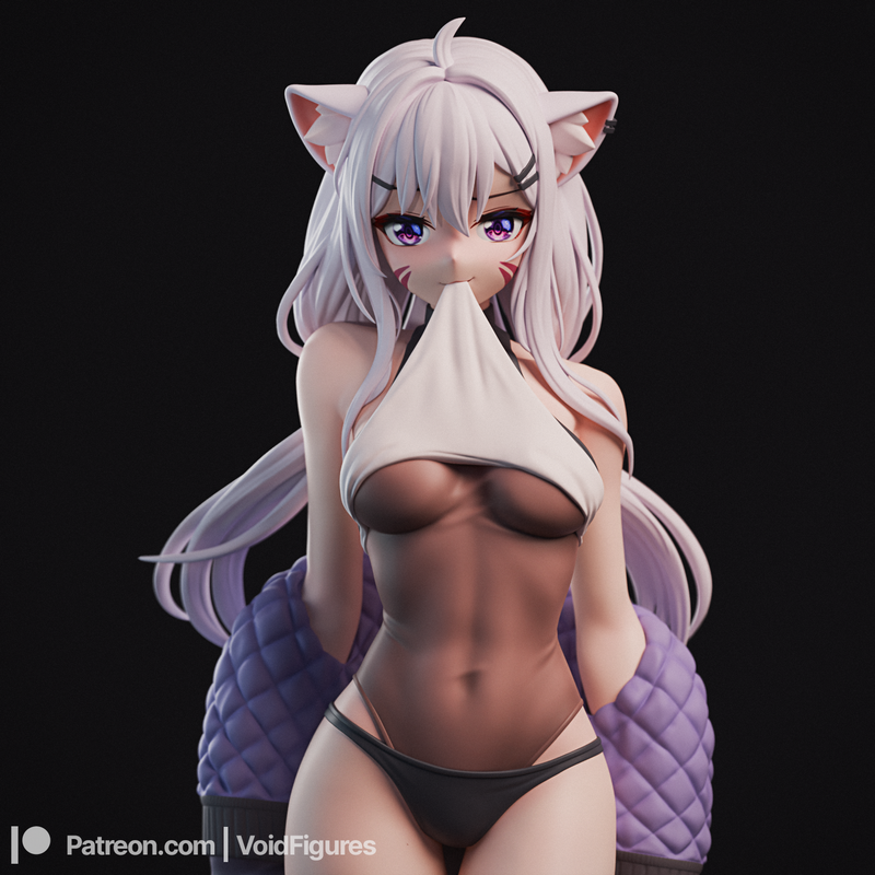 Squchan – 动漫游戏角色3D打印模型|Squchan – 3D Print Model