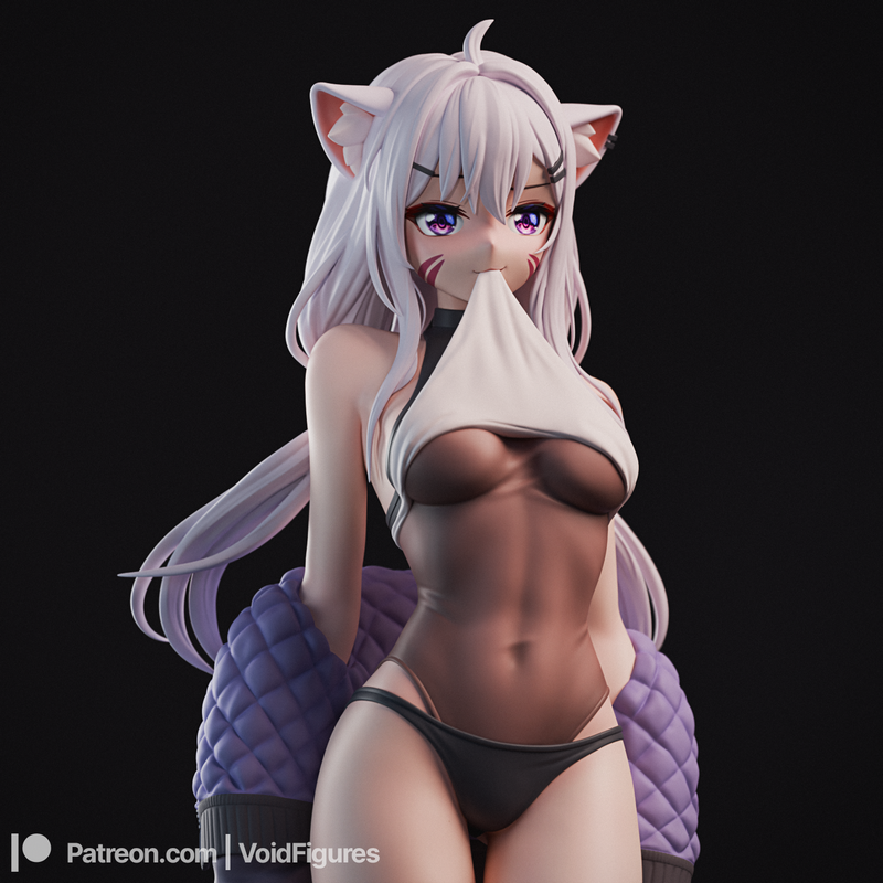 Squchan – 动漫游戏角色3D打印模型|Squchan – 3D Print Model