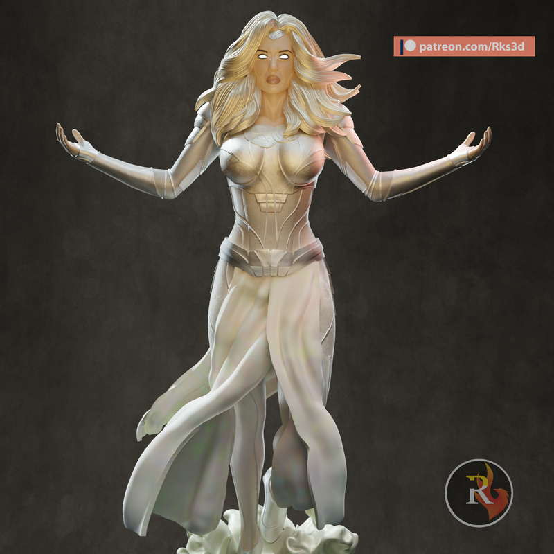 RKS3D - 玛丽莲·梦露风格天使女郎 3D打印模型|RKS3D – Thena Angelina Jolie – 3D Print Model