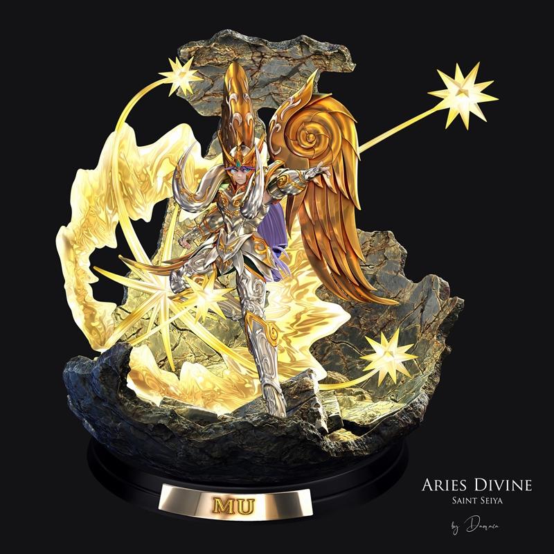 圣斗士星矢 金牛座穆 大天使 3D打印模型|Saint Seiya – Aries Mu Divine – 3D Print Model STL