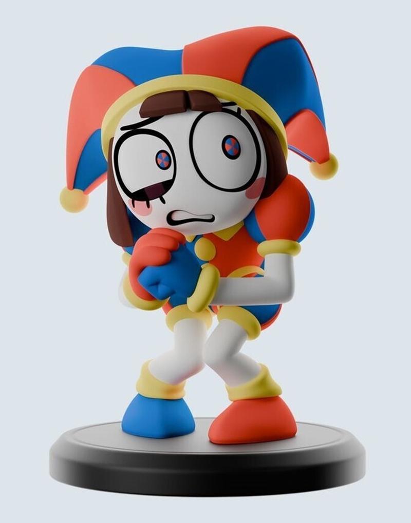 Pomni数字马戏团——3D打印模型：动漫游戏角色设计|Pomni Digital Circus – 3D Print Model STL