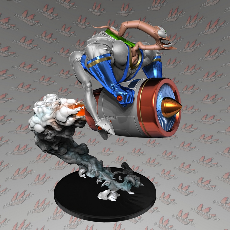 地球虫吉姆 3D打印模型|Prey Collection Studio – Earthworm Jim – 3D Print Model