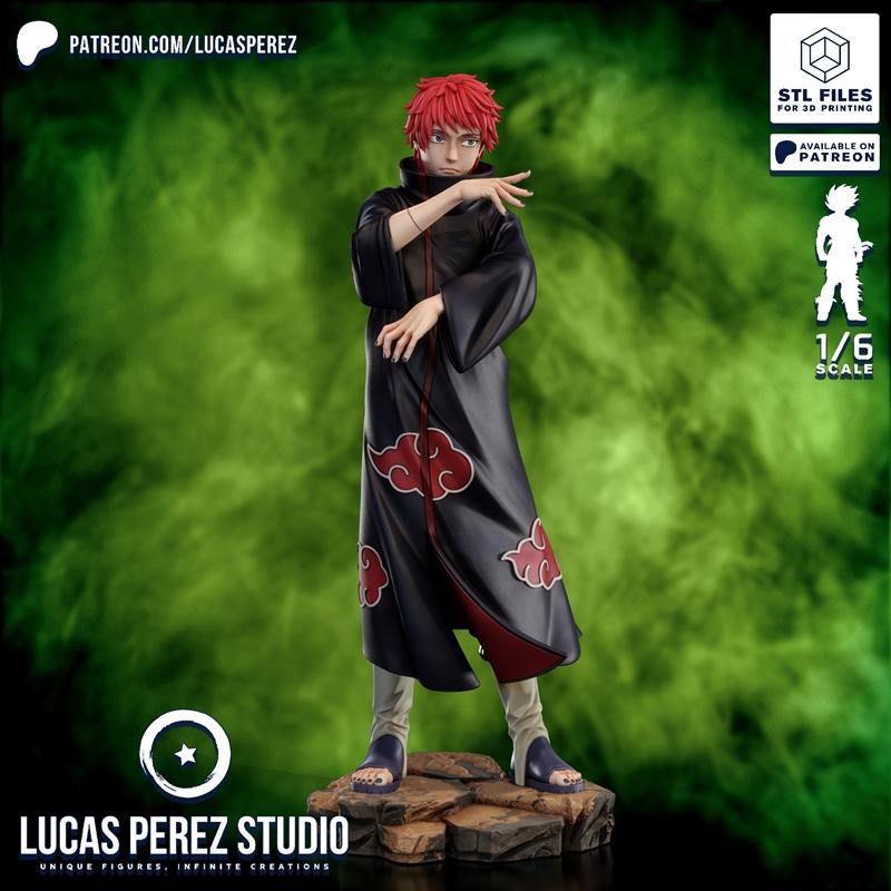 萨斯里 3D打印模型 STL|Lucas Perez – Sasori – Akatsuki – 3D Print Model STL