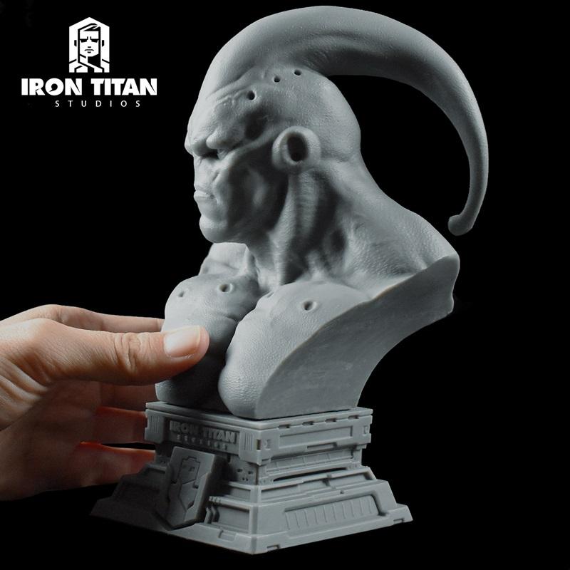 狂野小怪兽3D打印模型|Majin Boo Bust – 3D Print Model STL
