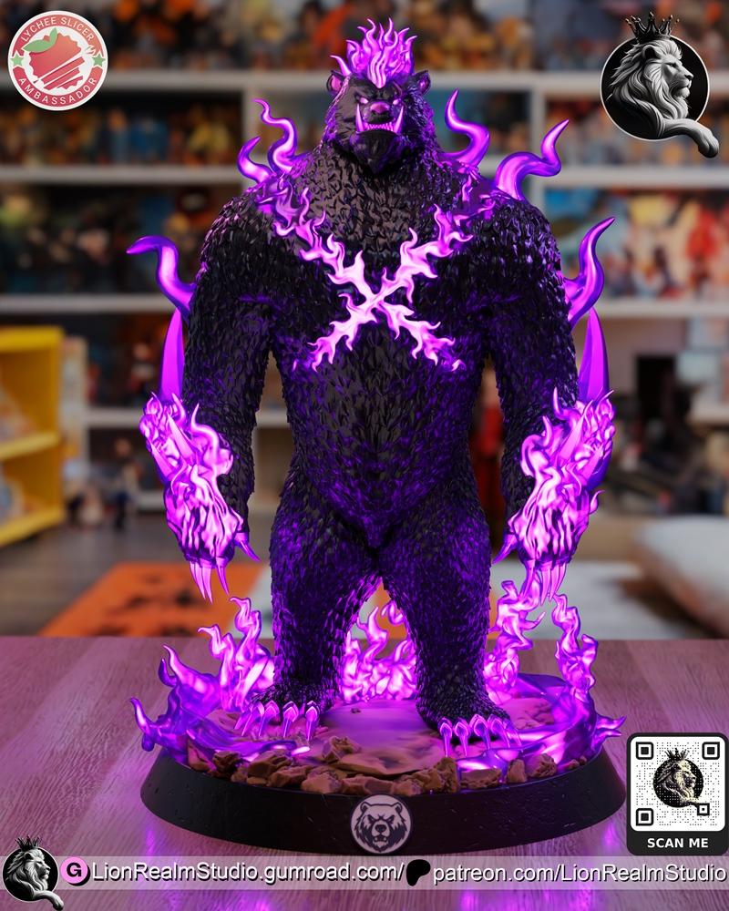 LionRealm Studio - 唯一之光 - 3D打印模型|LionRealm Studio – Tank – Solo Leveling – 3D Print Model STL