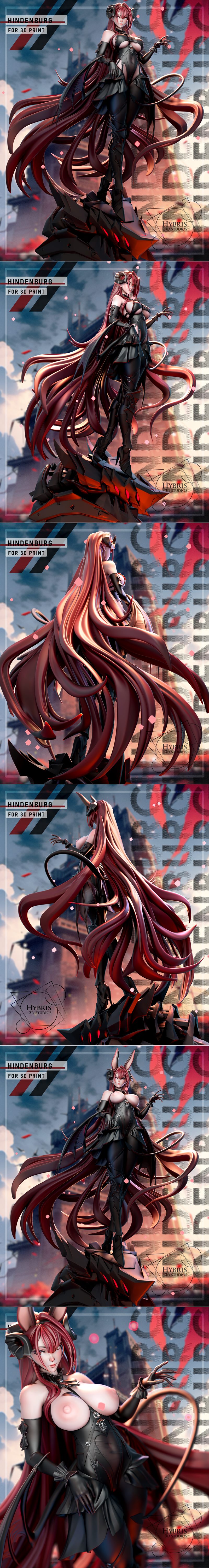 Azur Lane Hindenburg 3D打印模型套装|Hybris Studios – Azur Lane – Hindenburg Collector Package – 3D Print Model STL