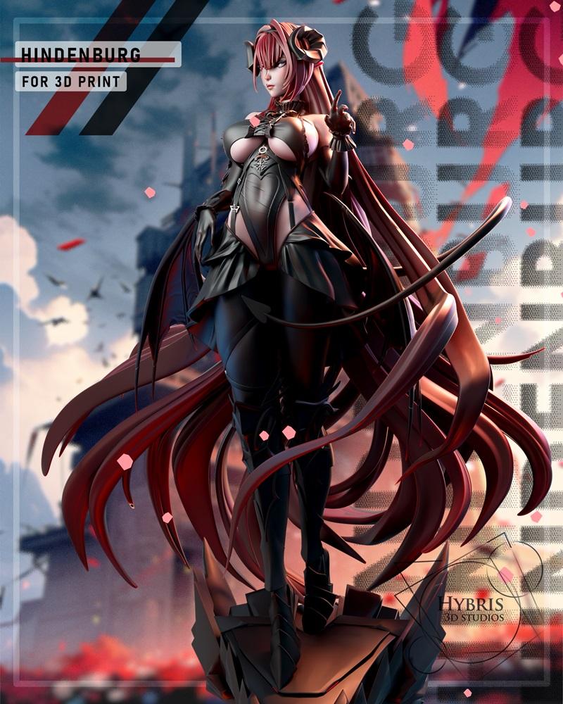 Azur Lane Hindenburg 3D打印模型套装|Hybris Studios – Azur Lane – Hindenburg Collector Package – 3D Print Model STL
