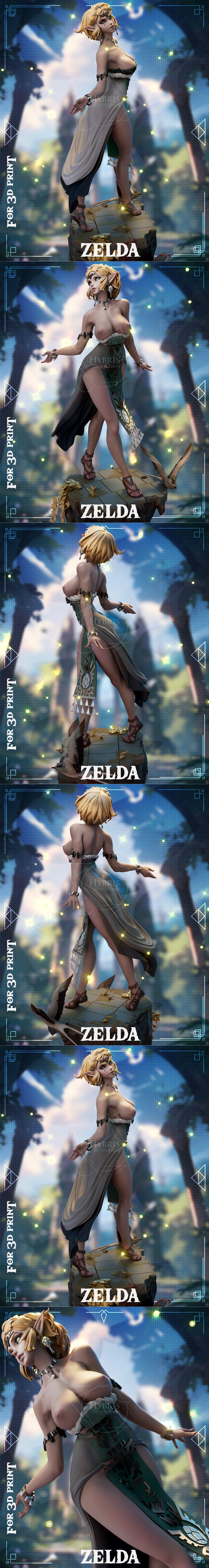 塞尔达传说：王国之泪 3D打印模型|Hybris Studios – Zelda – Tears Of The Kingdom – 3D Print Model STL