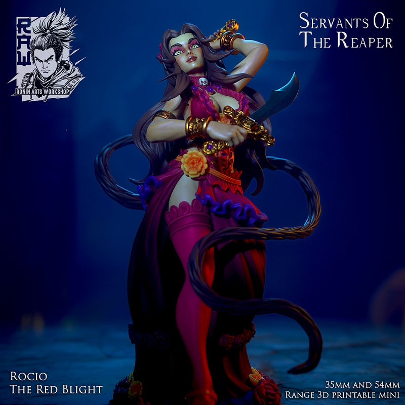Rocio红疫 3D打印模型|Rocio The Red Blight – 3D Print Model