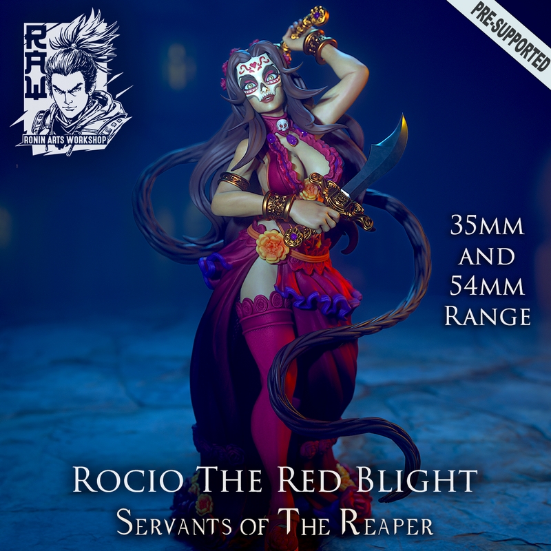 Rocio红疫 3D打印模型|Rocio The Red Blight – 3D Print Model