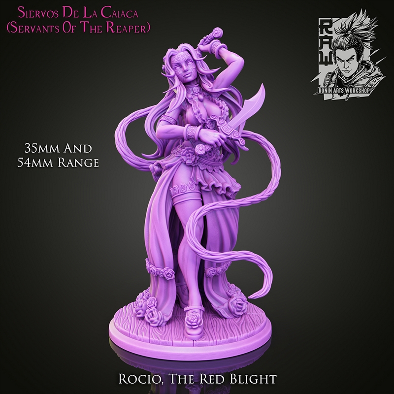 Rocio红疫 3D打印模型|Rocio The Red Blight – 3D Print Model