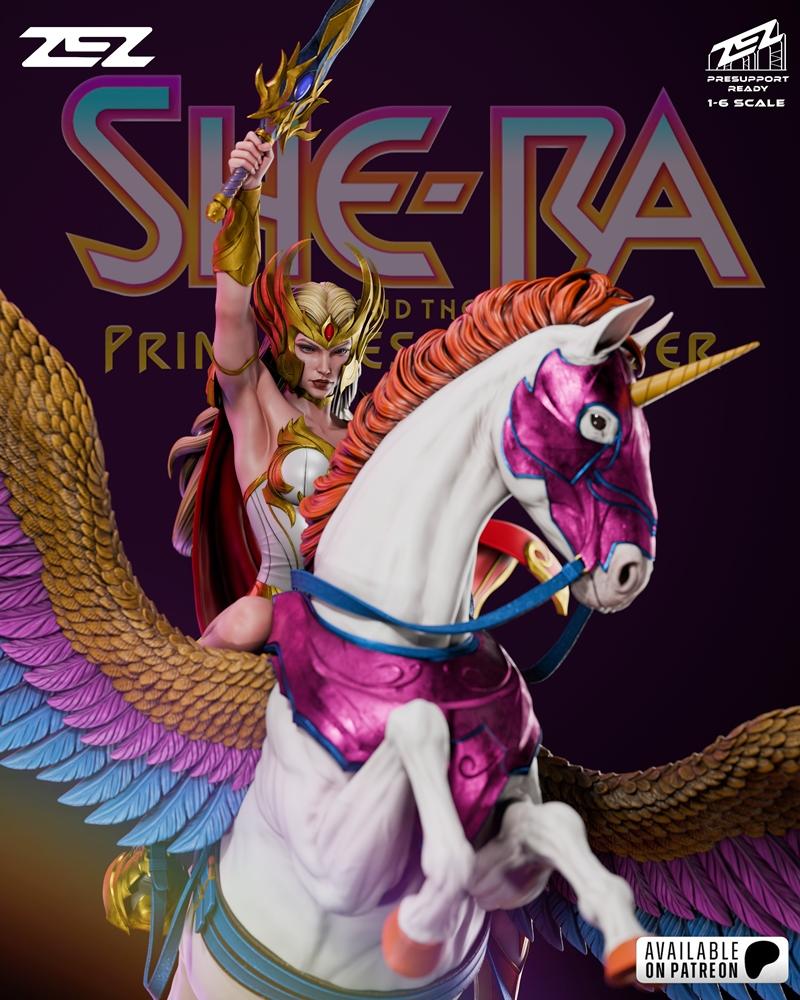 ZEZ工作室-舍拉-3D打印模型|ZEZ Studios – Shera – 3D Print Model STL