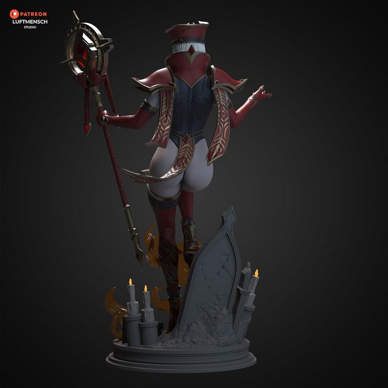 LuftMensch Studio - 《萨莉·怀特曼》3D打印模型|LuftMensch Studio – Sally Whitemane – 3D Print Model