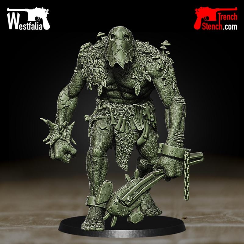 《北欧神话3D打印模型：伊格德拉西尔之子被俘巨人》|Trench Stench – Children of Yggdrasil – Captive Giant – 3D Print Model STL