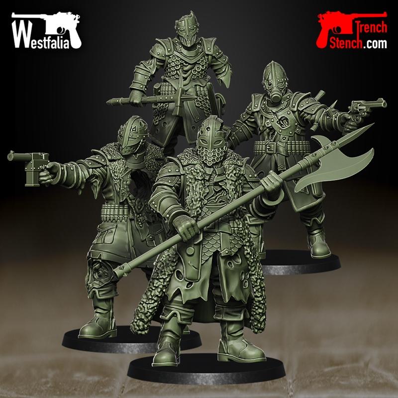 北欧神话3D打印模型：尤格萨隆的勇者——Einherjar|Trench Stench – Children of Yggdrasil – Einherjar – 3D Print Model STL