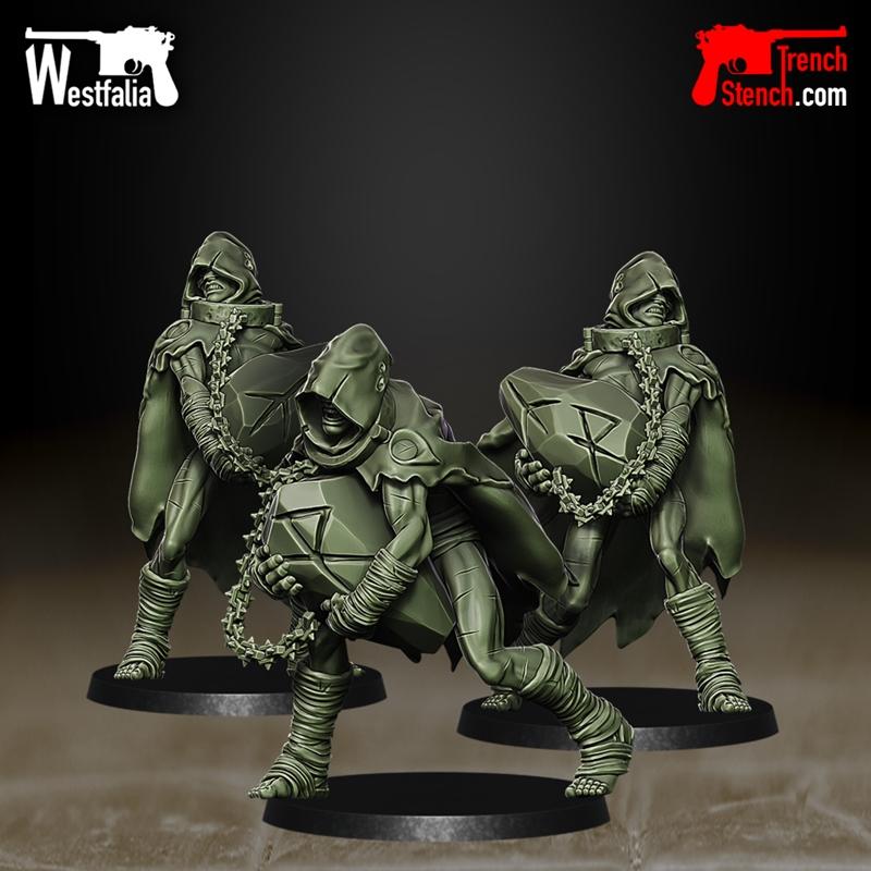 北欧神话：伊格德拉西尔之子——符文囚徒 3D打印模型|Trench Stench – Children of Yggdrasil – Runic Prisoners – 3D Print Model STL