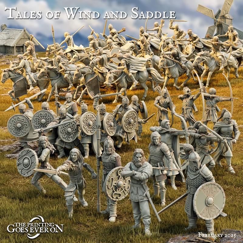 风与鞍的永恒印记——3D打印模型STL|The Printing Goes Ever On – Tales of Wind and Saddle February 2025 – 3D Print Model STL