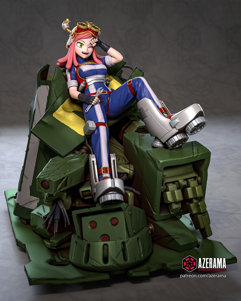 Azerama – My Hero Academia – Mei Hatsume – 3D Print Model