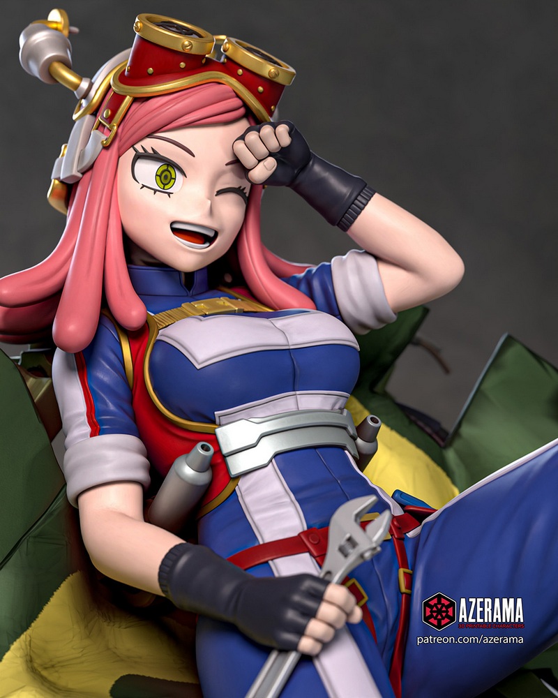 Azerama – My Hero Academia – Mei Hatsume – 3D Print Model