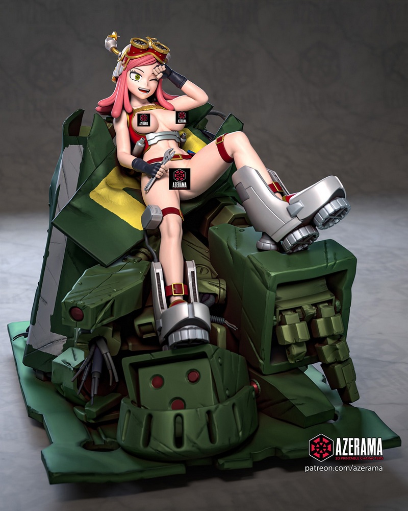 Azerama – My Hero Academia – Mei Hatsume – 3D Print Model