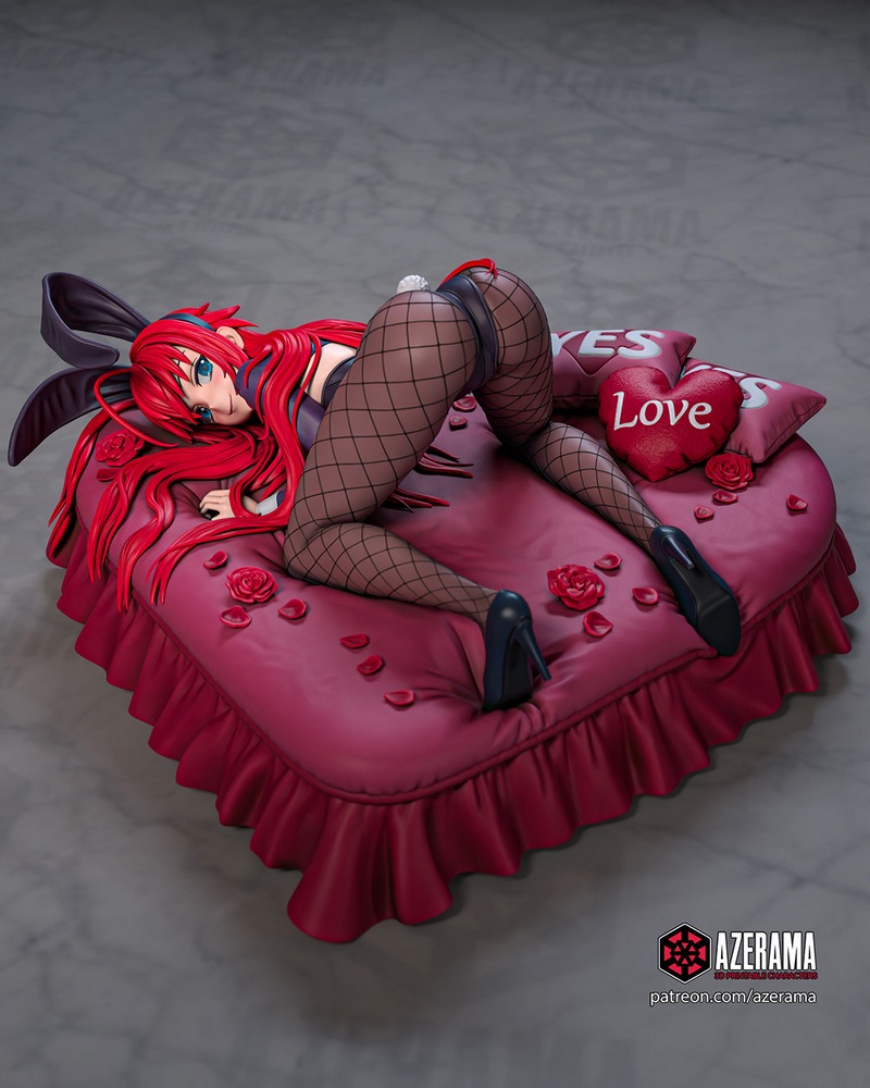 Azerama出品：高中的DxD 丽亚·格雷莫里 3D打印模型|Azerama – High School DxD – Rias Gremory – 3D Print Model