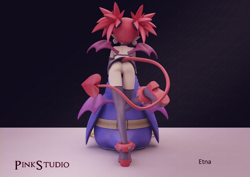 Pink Studio旗下作品《Disgaea》中的角色Etna 3D打印模型|Pink Studio – Etna – Disgaea – 3D Print Model