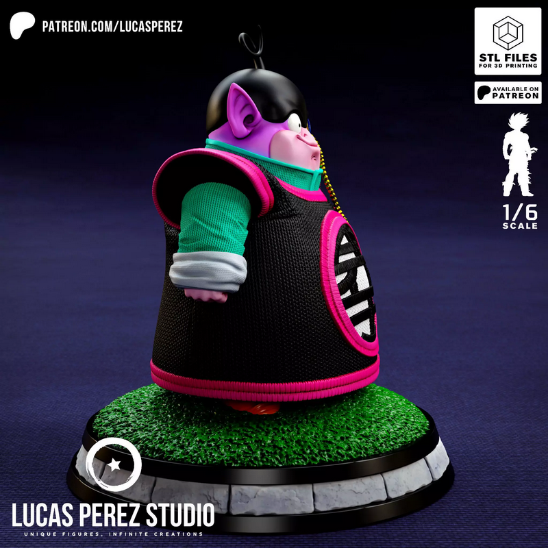 卢卡斯佩雷斯工作室 - 西卡io-sama - 3D打印模型|Lucas Perez Studio – West Kaio-Sama – 3D Print Model