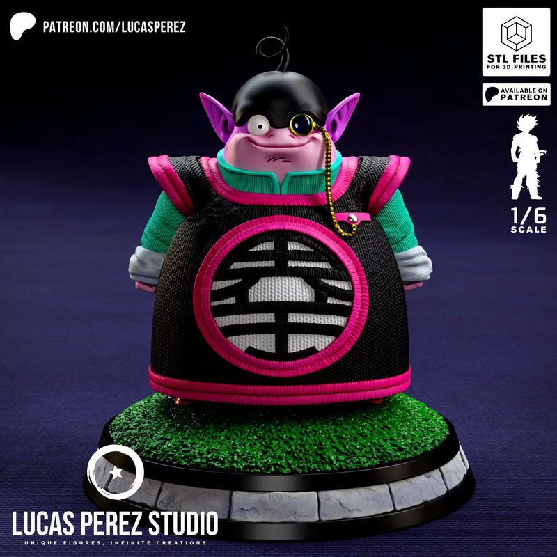 卢卡斯佩雷斯工作室 - 西卡io-sama - 3D打印模型|Lucas Perez Studio – West Kaio-Sama – 3D Print Model