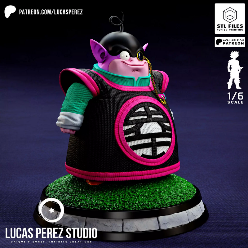 卢卡斯佩雷斯工作室 - 西卡io-sama - 3D打印模型|Lucas Perez Studio – West Kaio-Sama – 3D Print Model