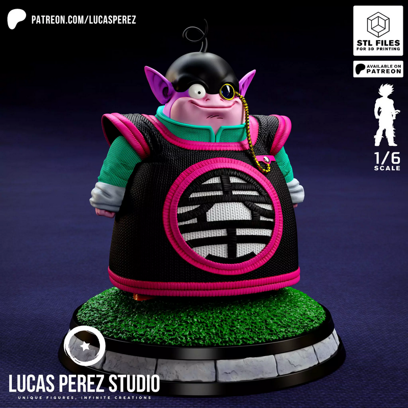卢卡斯佩雷斯工作室 - 西卡io-sama - 3D打印模型|Lucas Perez Studio – West Kaio-Sama – 3D Print Model