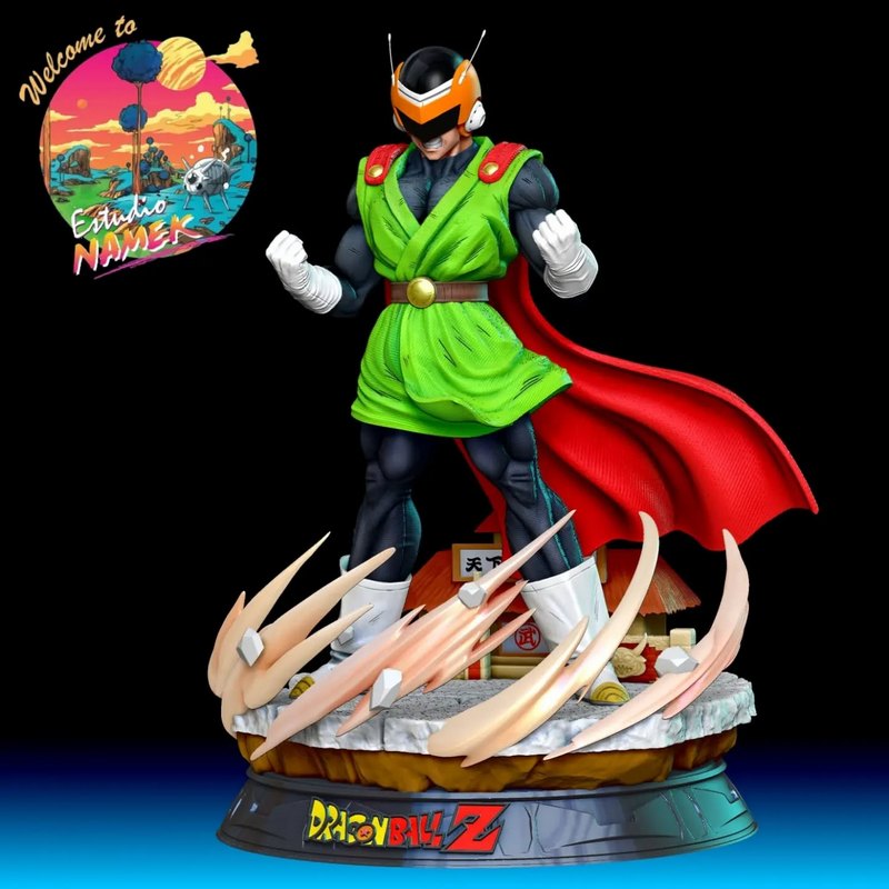 名古屋工作室 - 悟空 - 大快感赛亚人 3D打印模型|Estudio Namek – Son Gohan Gran Saiyaman – 3D Print Model