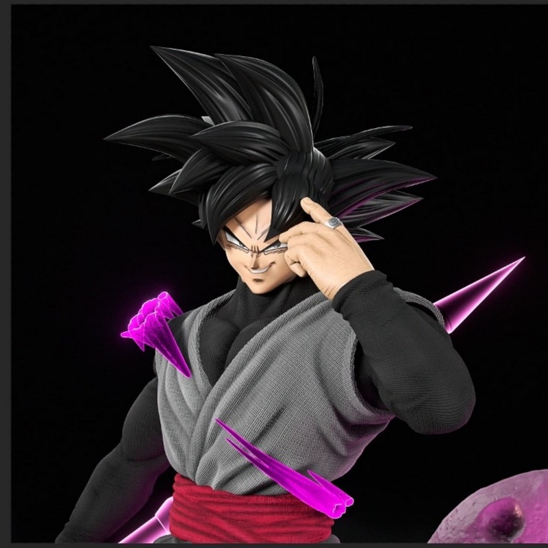 名古屋工作室 - 黑色悟空 - 3D打印模型|Estudio Namek – Black Goku – 3D Print Model