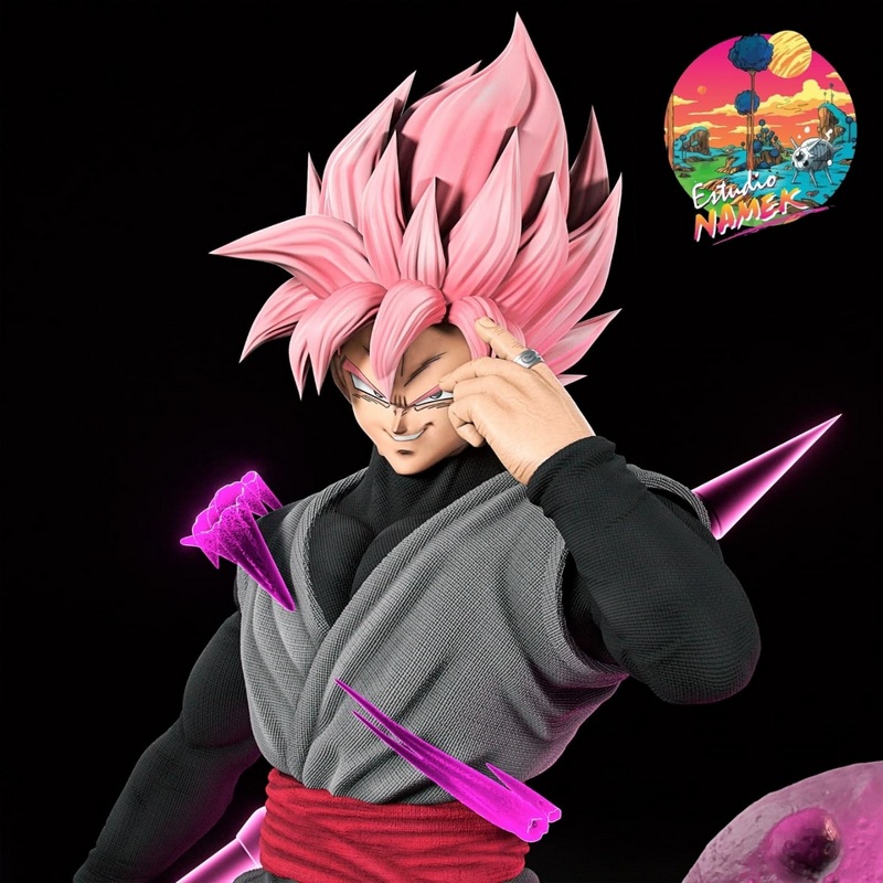 名古屋工作室 - 黑色悟空 - 3D打印模型|Estudio Namek – Black Goku – 3D Print Model