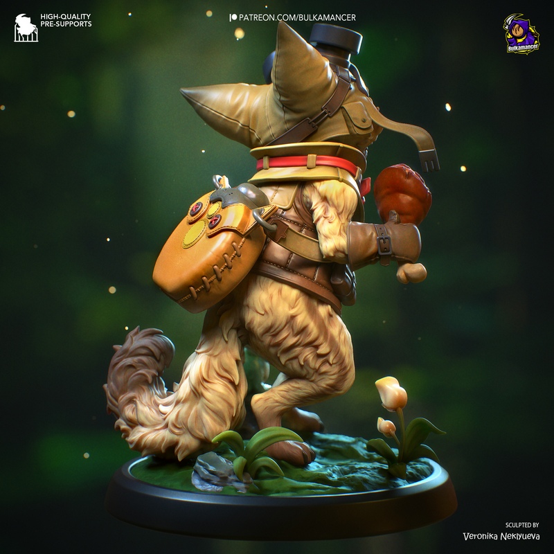 Bulkamancer系列：帕利科与毒蛙3D打印模型|Bulkamancer – Palico and Toad – Monster Hunter Wilds – 3D Print Model