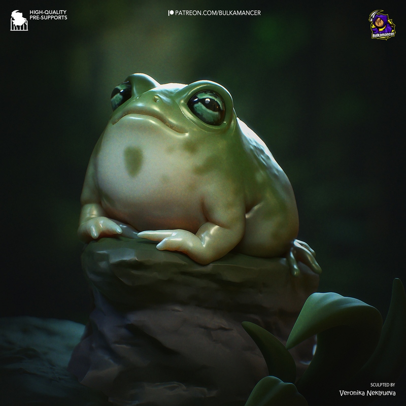 Bulkamancer系列：帕利科与毒蛙3D打印模型|Bulkamancer – Palico and Toad – Monster Hunter Wilds – 3D Print Model