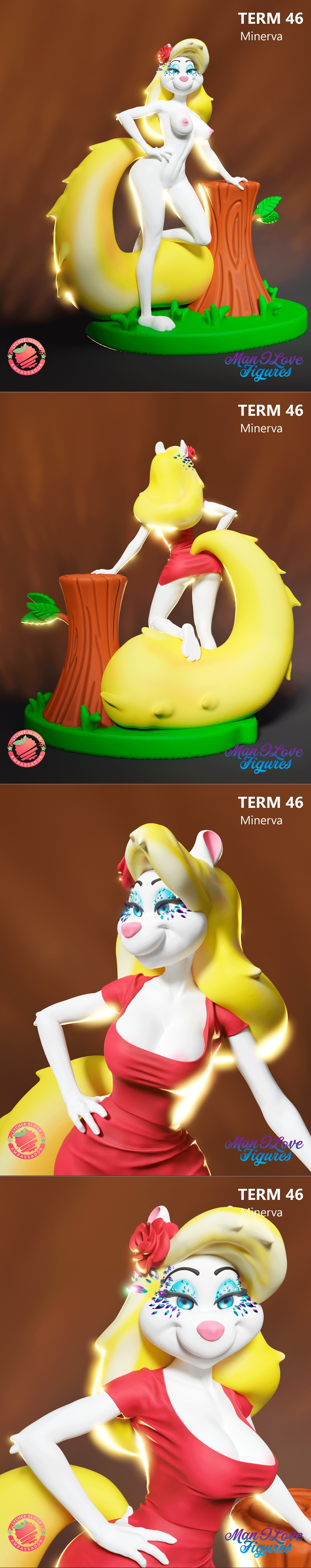 Minerva Mink 动漫角色 3D打印模型|Man I Love Figures – Minerva Mink Animaniacs – 3D Print Model STL