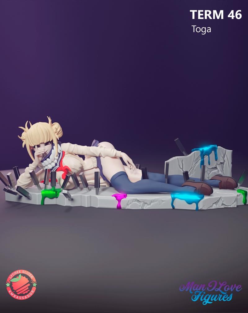 我爱的造型——藤原小春 3D打印模型|Man I Love Figures – Himiko Toga – 3D Print Model STL