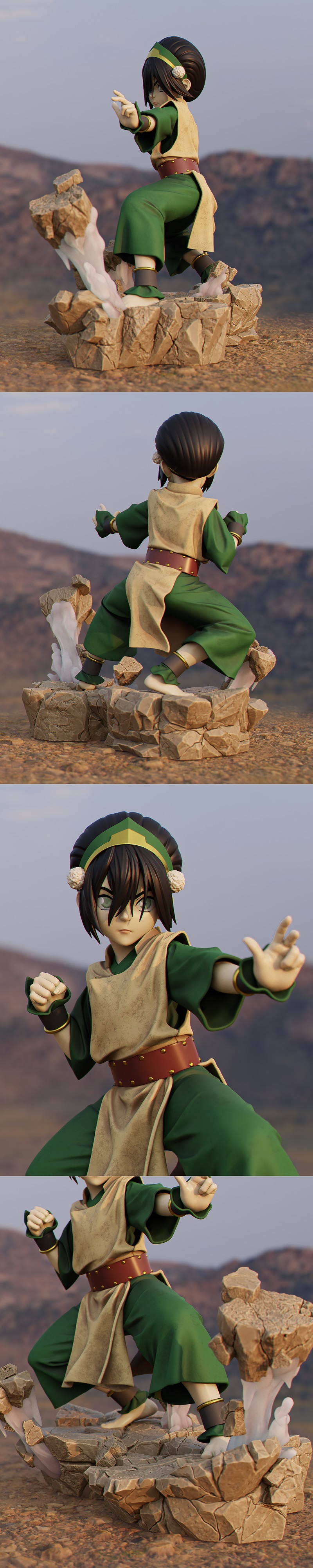 CA 3D Studios - トフ - 3D打印模型|CA 3D Studios – Toph – 3D Print Model STL