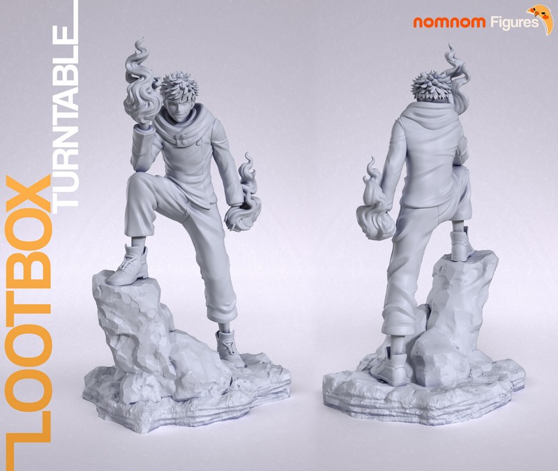 咒术回战- Yuji Itadori- 3D打印模型|NomNom Figures – Yuji Itadori – Jujutsu Kaisen – 3D Print Model