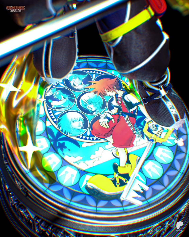 3D打印模型：Sora - 国王之心|Tanuki Figures – Sora – Kingdom Hearts – 3D Print Model