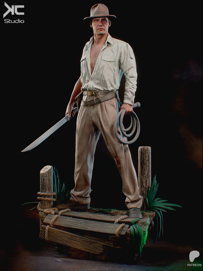 KC Studio -夺宝奇兵：最后的法老 - 3D打印模型|KC Studio – Indiana Jones – Temple of Doom – 3D Print Model
