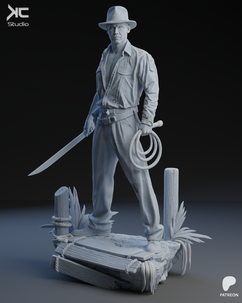 KC Studio -夺宝奇兵：最后的法老 - 3D打印模型|KC Studio – Indiana Jones – Temple of Doom – 3D Print Model